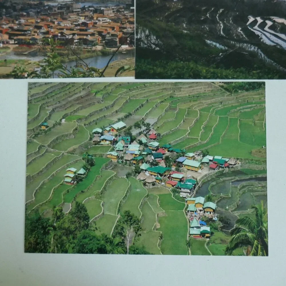 set of 5 Asian vistas 5x7 postcards
